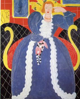 Henri Emile Benoit Matisse : woman in blue